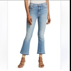 Mother Superior The Hustler Ankle Undone Hem color On My Feet Size 31 inseam 27